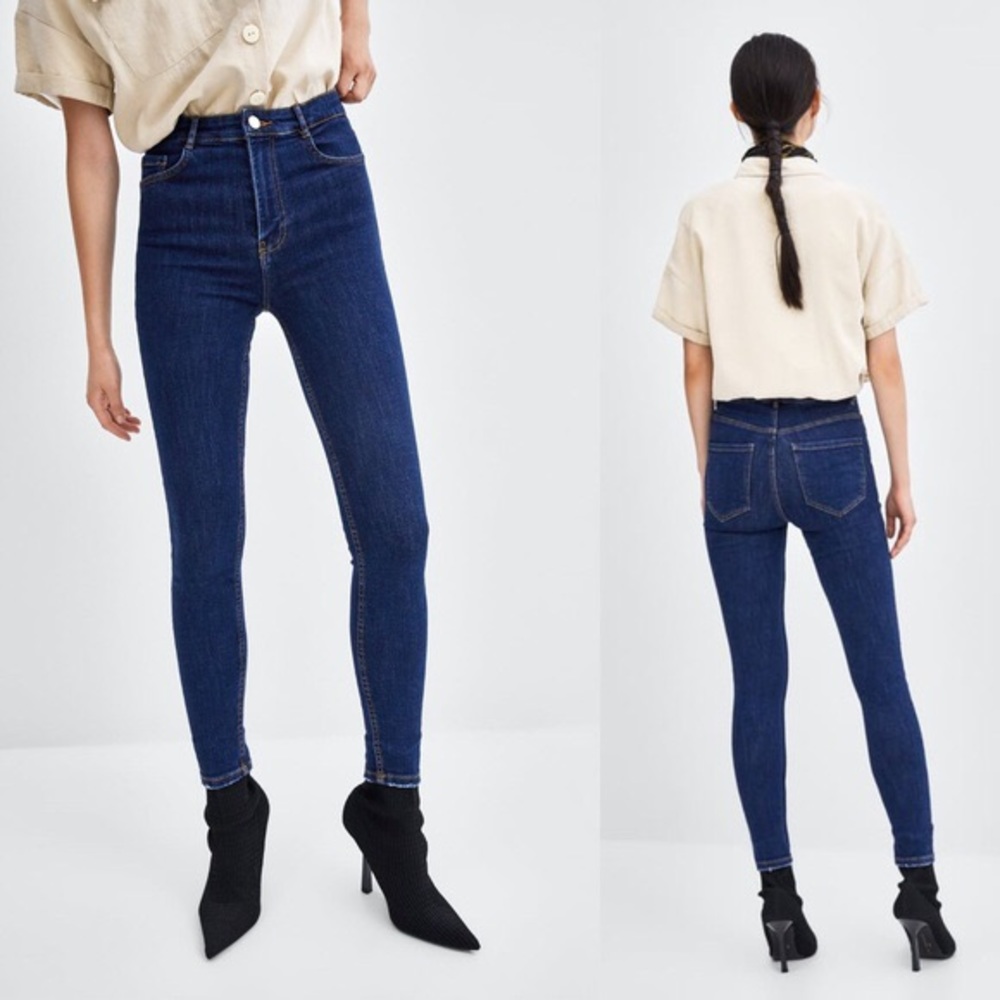 Zara Super High Rise Jeans